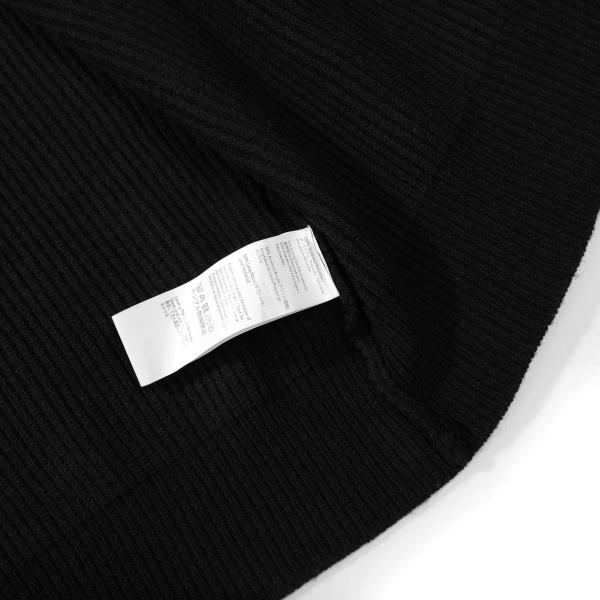 ロエベ LOEWE 激安 ニットカーディガン メンズ レディース 立ち襟 フルジップ アナグラム刺繍ロゴ カシミヤウール混紡 厚手 リブ編み ゆったり 防寒 秋冬 セーター アウター ブラック グレー