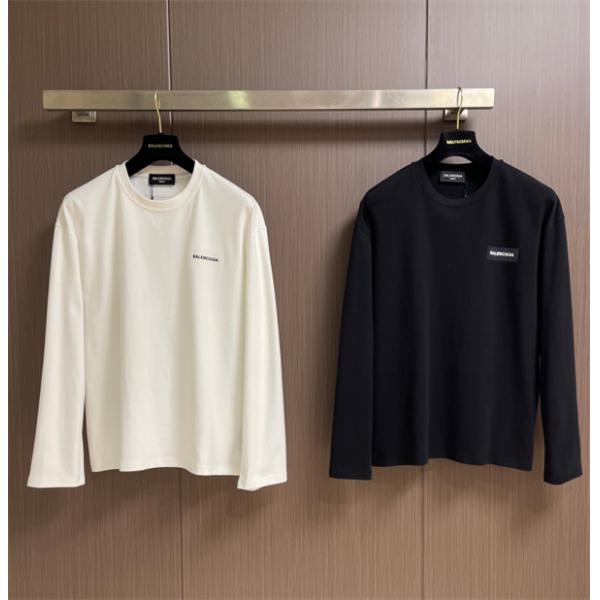 Balenciaga 2026ss logo　バレンシアガ長袖ｔシャツコピー ロンT 100%コーマコットン使用 