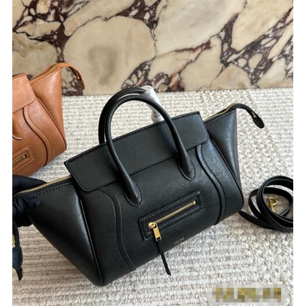 最新作 2026ss CELINE セリーヌ ラゲージ ミニ トートバッグ コピースマイルバッグ レディース ハンドバッグ