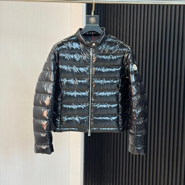 モンクレールMONCLER激安Papillonダウンジャケットレディース光沢ナイロン立ち襟グースダウン軽量防寒秋冬アウター