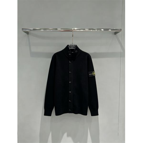 首元までおしゃれに決まる STONE ISLAND ストーンアイランド コピー ボタンニットジャケット グレー黒2色首元までおしゃれに決まる STONE ISLAND ストーンアイランド コピー ボタンニットジャケット グレー黒2色