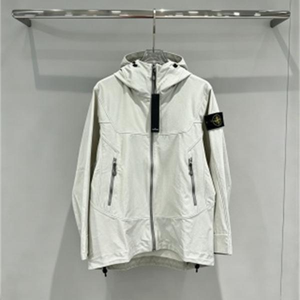 洗練されたモノトーン STONE ISLAND ストーンアイランド コピー マウンテンパーカー フード付き春秋アウター