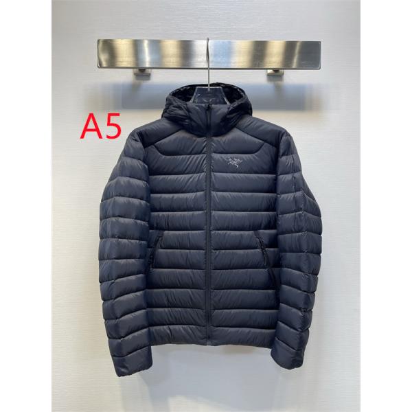 淡色に映えるオレンジジップ ARC'TERYX アークテリクス コピー キルティングダウンブルゾン 冬アウトドア