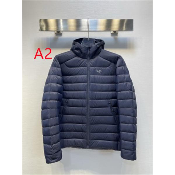 淡色に映えるオレンジジップ ARC'TERYX アークテリクス コピー キルティングダウンブルゾン 冬アウトドア