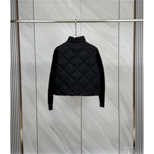 優しいピンクが映える MONCLER モンクレール コピー ニット切替ダウンブルゾン 秋冬レディース