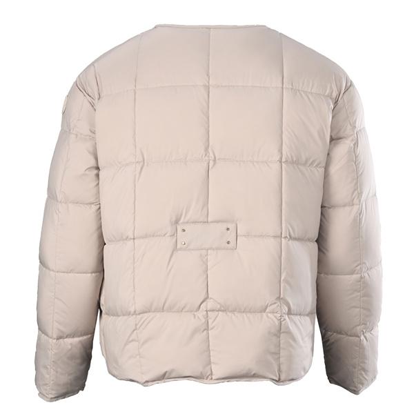 上品なノーカラー MONCLER モンクレール コピー ダウンジャケット ゴールドボタン黒ベージュ
