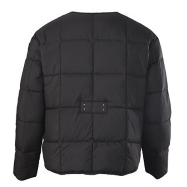 上品なノーカラー MONCLER モンクレール コピー ダウンジャケット ゴールドボタン黒ベージュ