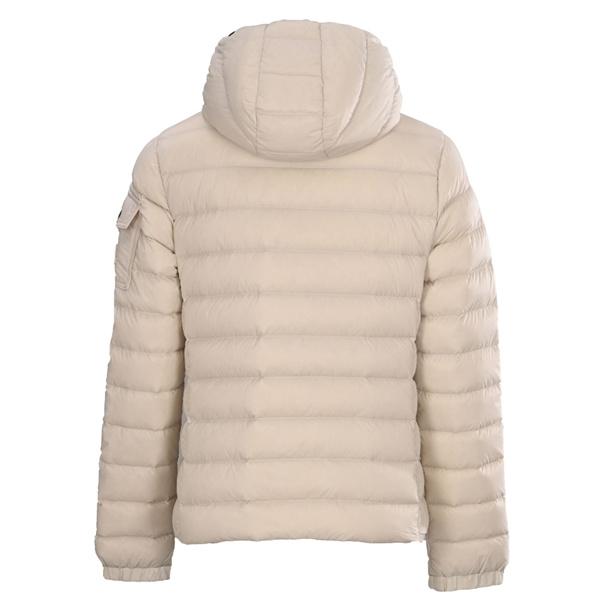 秋冬の落ち着いた3色 MONCLER モンクレール コピー ダウンジャケット フード付き袖ロゴ