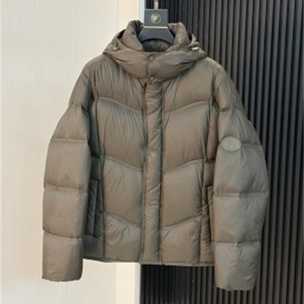シックな光沢感 BURBERRY バーバリー コピー フード付きダウンブルゾン 曲線ステッチ秋冬