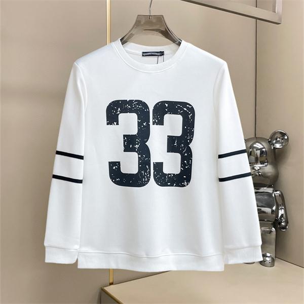大胆なバッククロス CHROME HEARTS クロムハーツ コピー クルーネックスウェット 33ロゴ入り