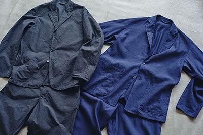 コモリの別注ジャケット・パンツなどが原宿・グラフペーパーに -涼しげでミニマルなデザインで 
