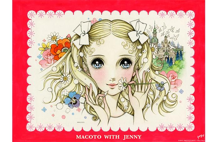ジェニーファックスと少女絵画家・高橋真琴がコラボ - スウェット、バッグ他アイテム発売 