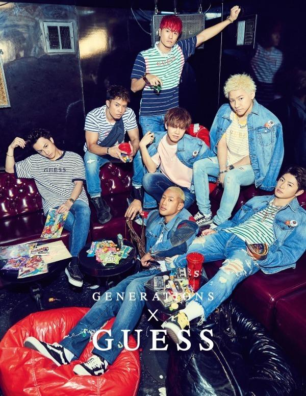 GENERATIONS from EXILE TRIBEがGUESSとコラボ、一部Tシャツ再販 コピー GENERATIONS from EXILE TRIBEがGUESSとコラボ、一部Tシャツ再販 コピー