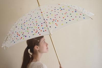 雨の日の外出を優しく応援してくれる、手作りの日傘屋コシラエル(Coci la elle)の雨傘 