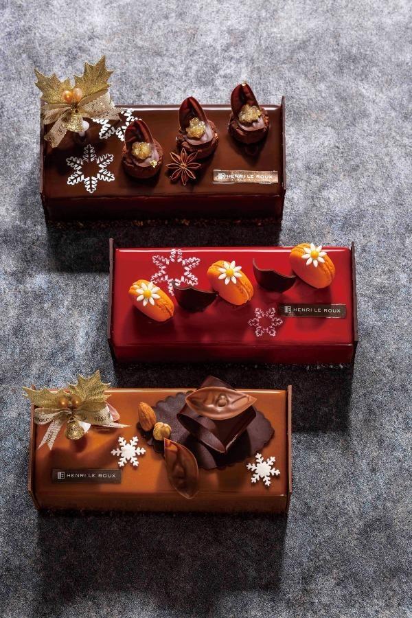 アンリ・ルルー、新作ボンボンショコラをアレンジしたクリスマスケーキ＆キャラメル入りアドベントカレンダー コピー