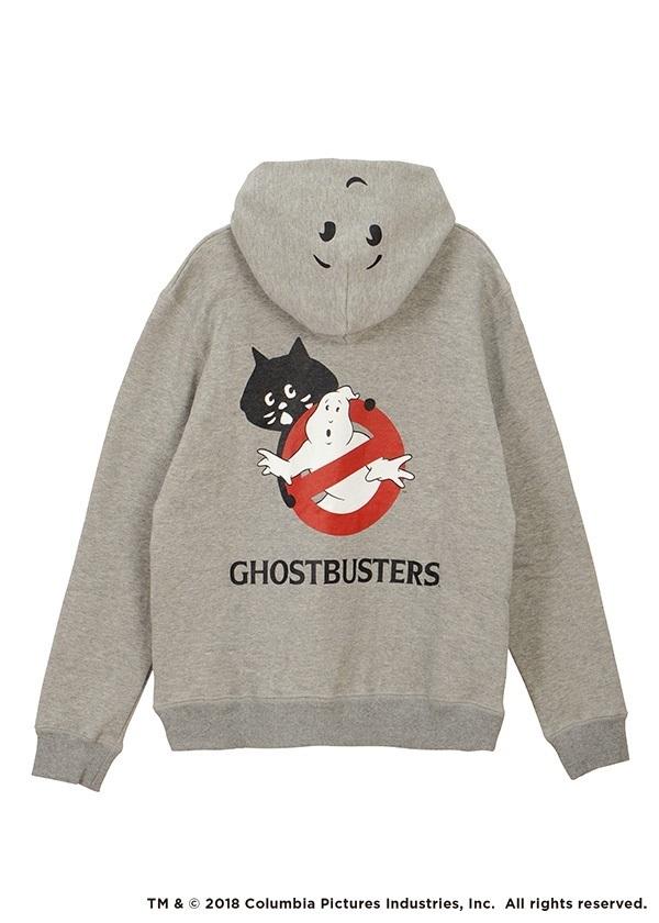 にゃーの新コラボ、ゴーストバスターズ「ノー・ゴースト」マークから“にゃー”が顔を出すウェア&小物 コピー