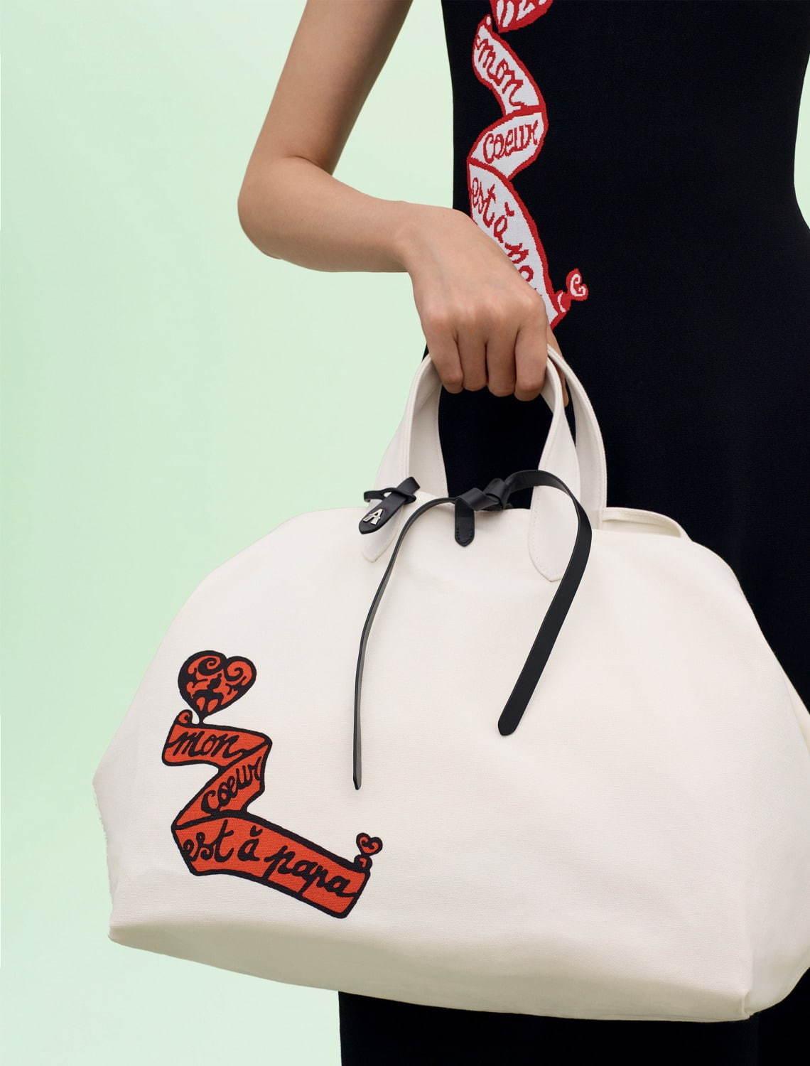 “伝説のクチュリエ”アライア「モン クール エ ア パパ(私の心はパパのもの)」ロゴのドレスやバッグ コピー