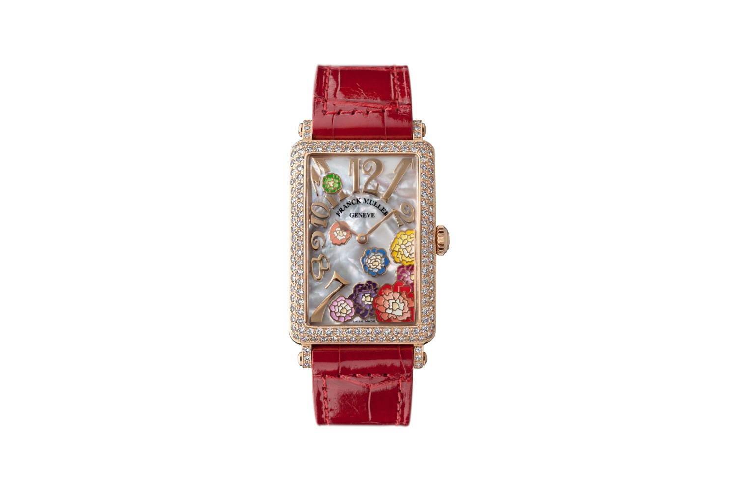 フランク ミュラー“牡丹の花×マザー オブ パール”の新作腕時計、ギンザ シックスで先行販売 