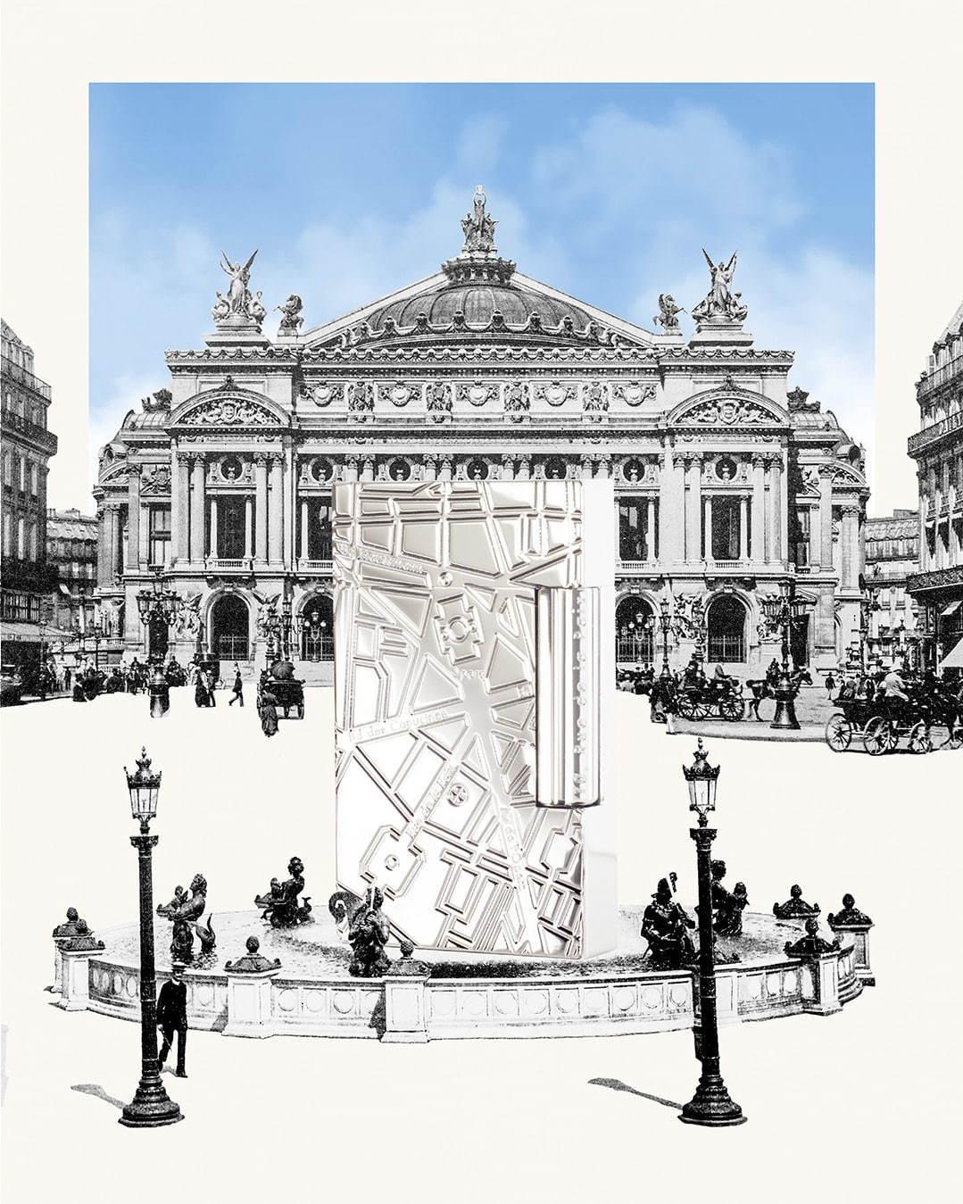 エス・テー・デュポン“パリの地図”を描いた万年筆＆ライター、ヴァンドーム広場やオペラ座のエリアを刻印 コピー