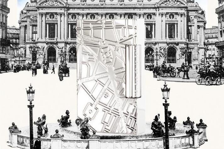 エス・テー・デュポン“パリの地図”を描いた万年筆＆ライター、ヴァンドーム広場やオペラ座のエリアを刻印 