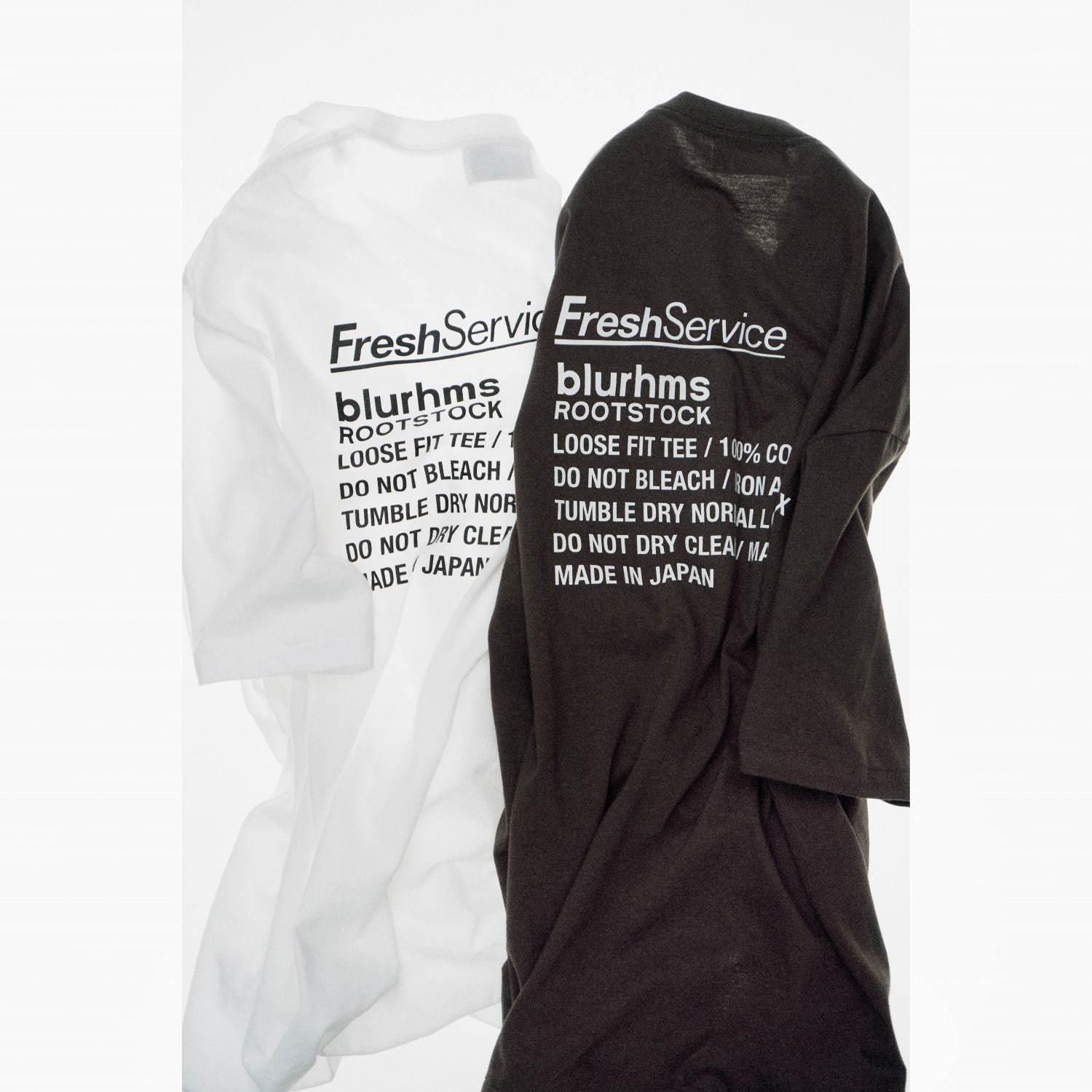フレッシュサービス×ブラームス“製品表示”プリントのルーズTシャツ限定発売 コピー