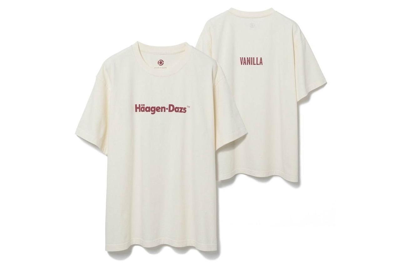 ハーゲンダッツ meets アダム エ ロペ“アイスクリーム”をイメージしたTシャツ&キャップ 