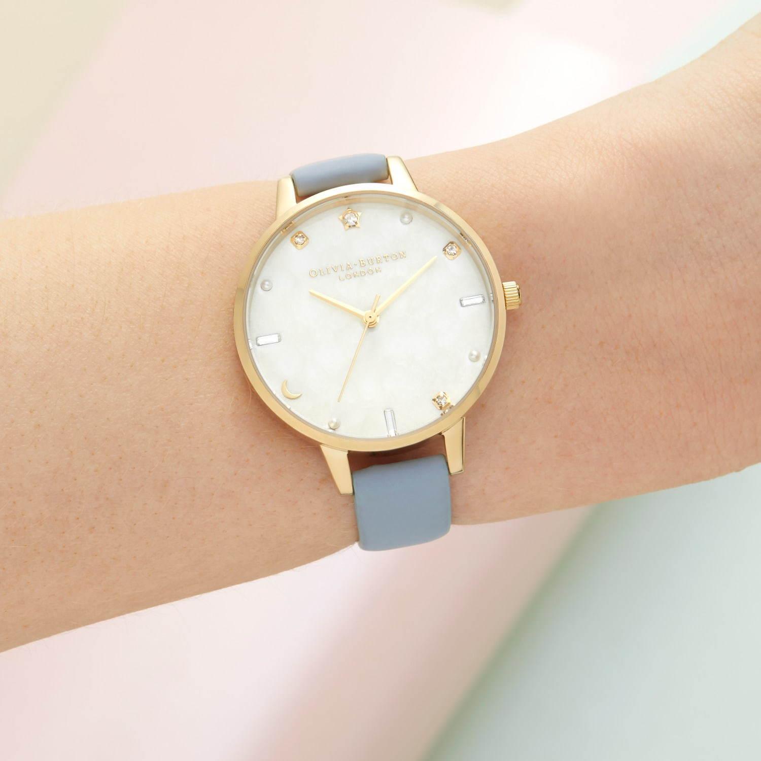 オリビア・バートン“スノードーム”型アニマル腕時計、スワロフスキークリスタルがシャラシャラ踊る コピー