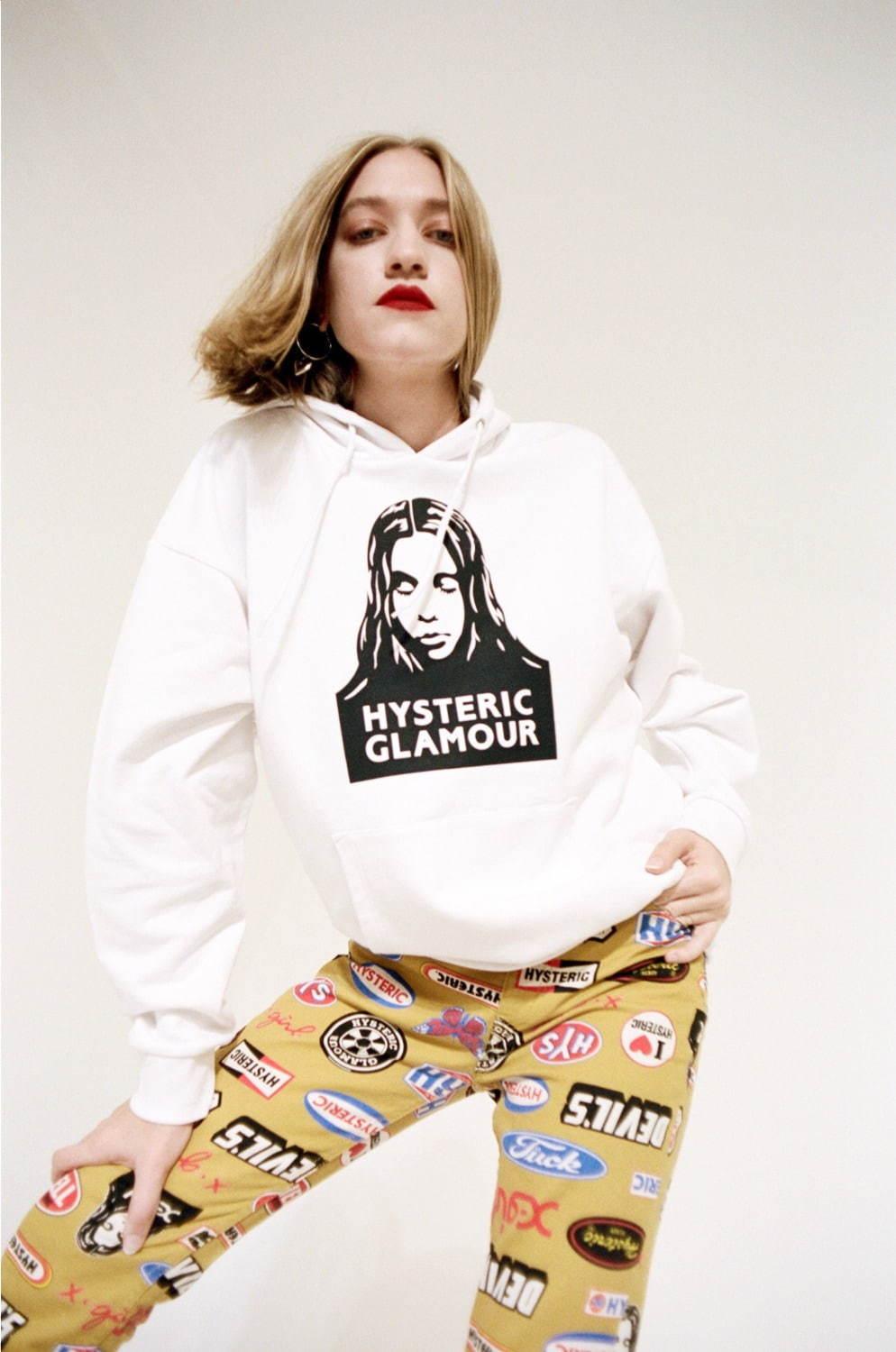 X-girlとヒステリックグラマーのコラボアイテムが発売 - Tシャツやパーカー、フレアパンツほか コピー X-girlとヒステリックグラマーのコラボアイテムが発売 - Tシャツやパーカー、フレアパンツほか コピー