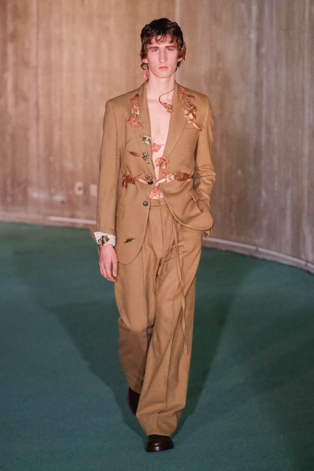 アン ドゥムルメステール 2020年秋冬コレクション - バレエ衣装着想のロマンティックな紳士服 コピー アン ドゥムルメステール 2020年秋冬コレクション - バレエ衣装着想のロマンティックな紳士服 コピー