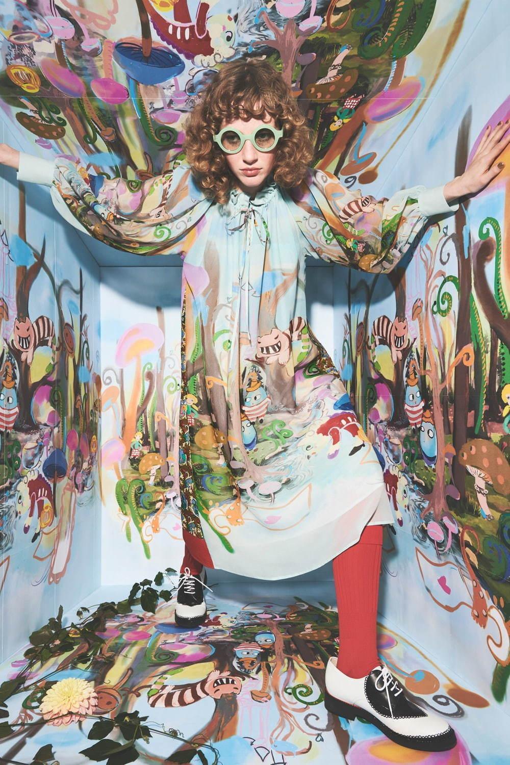 ツモリチサト 2020年秋冬コレクション - “アリスの世界”をポップに再解釈 コピー