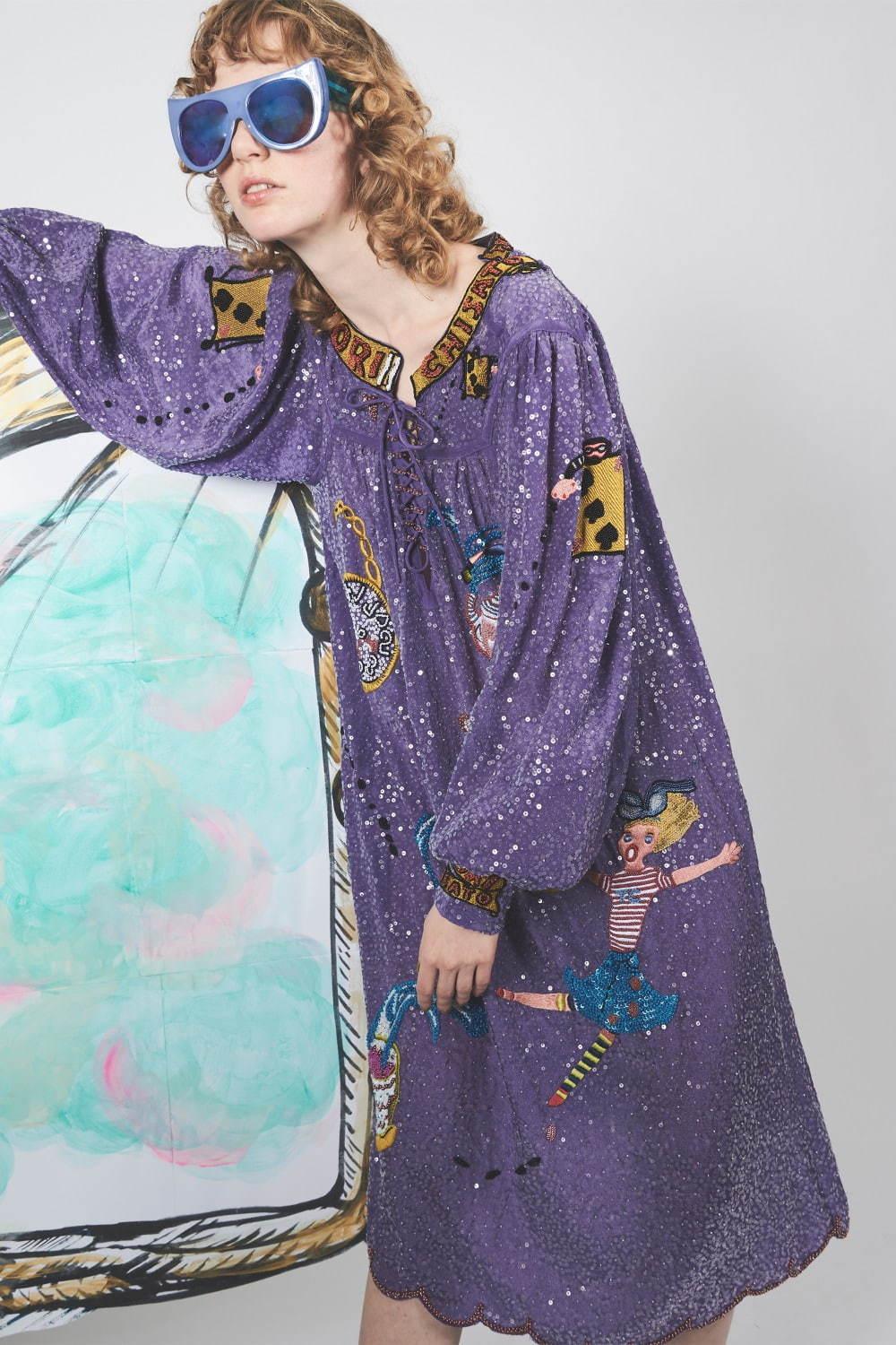 ツモリチサト 2020年秋冬コレクション - “アリスの世界”をポップに再解釈 コピー