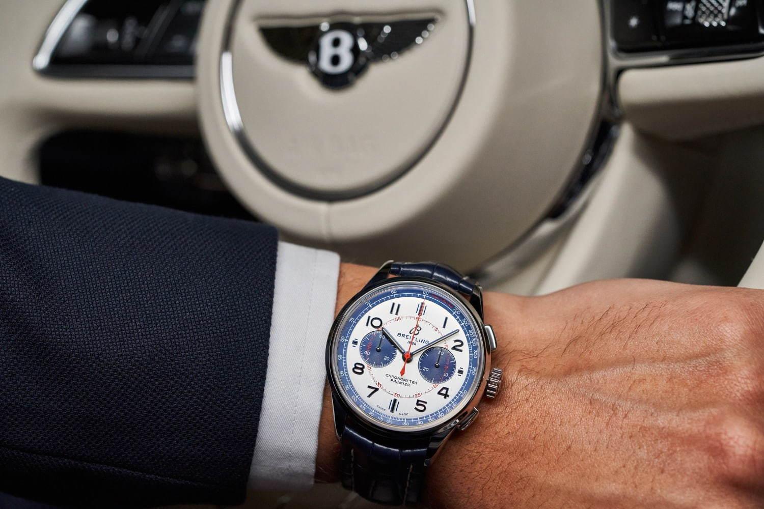 ブライトリング“ベントレー”新型ラグジュアリーカー着想の腕時計、内装とリンクしたデザイン コピー
