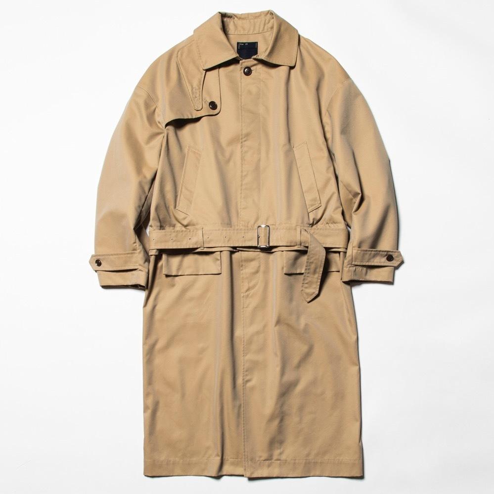 ミーンズワイルの玉虫色“3WAY”トレンチコート、ジャケット＆ラップスカートとしても着用可 コピー