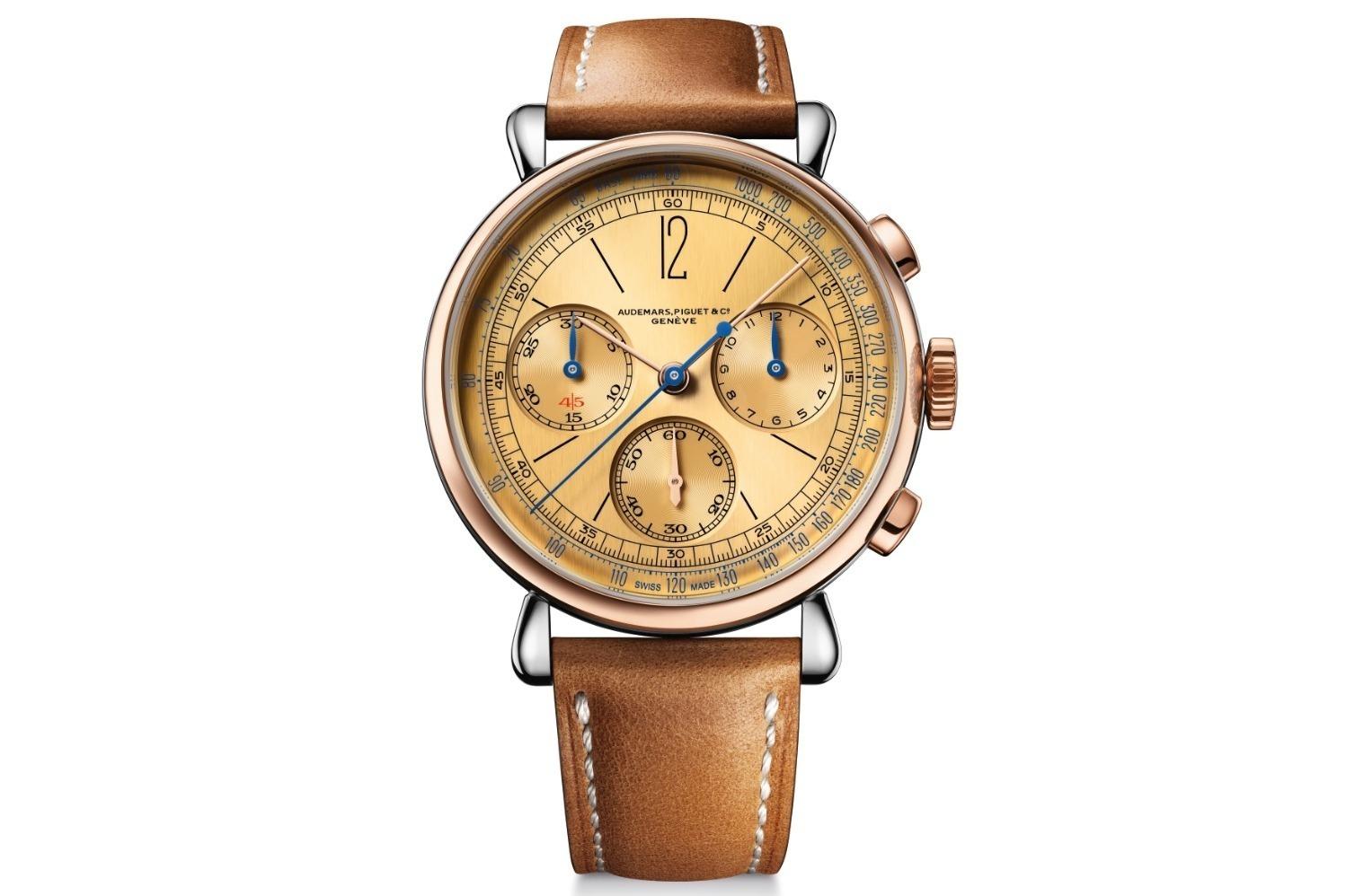 オーデマ ピゲ、ヴィンテージウオッチを再現した腕時計 - コンビカラーのステンレス製ラウンドケース 