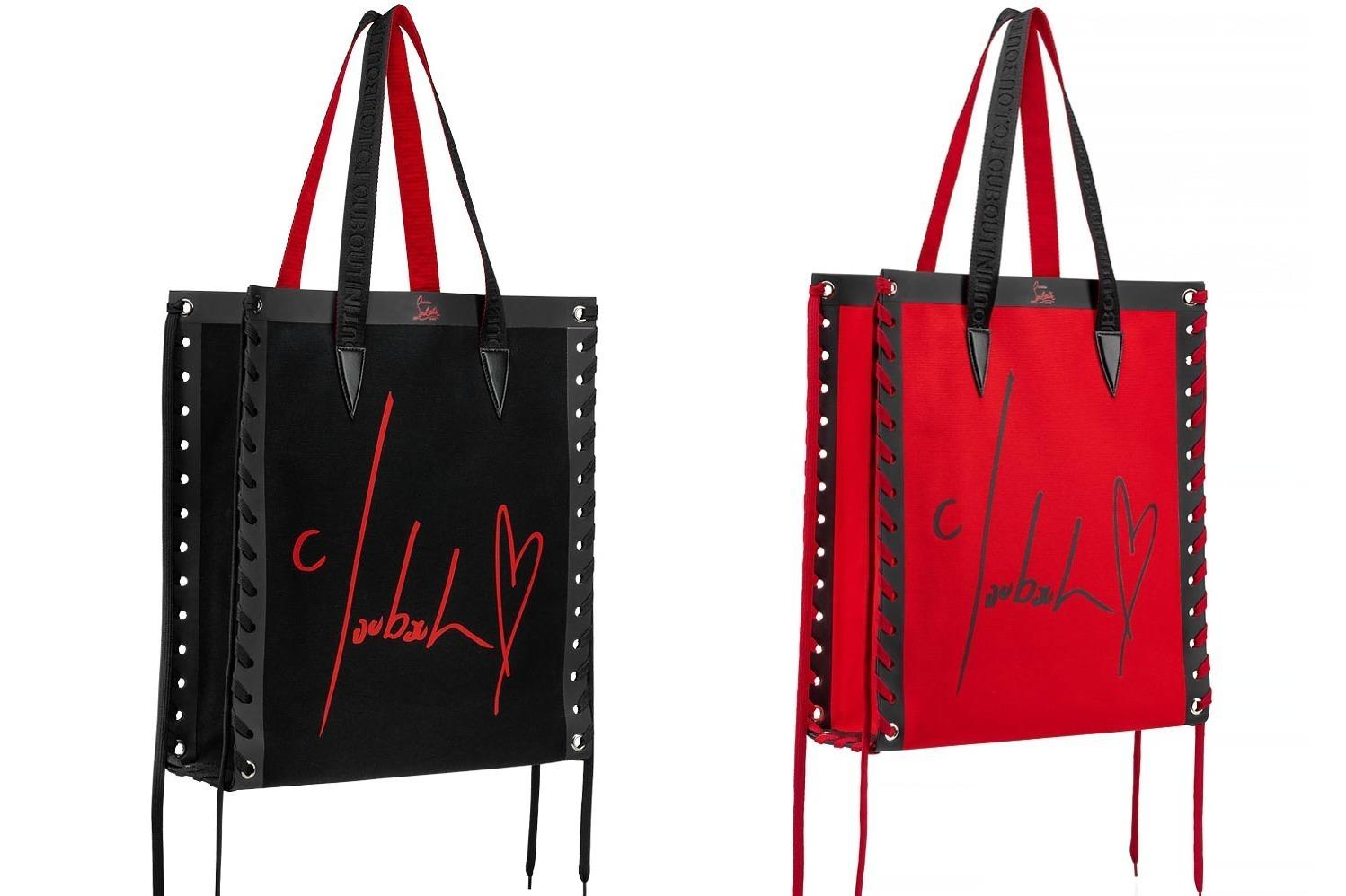 クリスチャン ルブタン“シューレース”に見立てた装飾付きトート発売、ライトで発光するバッグも 