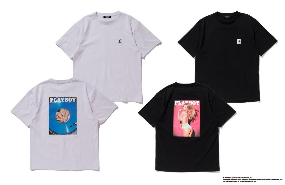 XLARGE×プレイボーイ、「ラビットヘッド」Tシャツや“表紙コラージュ”パンツ コピー