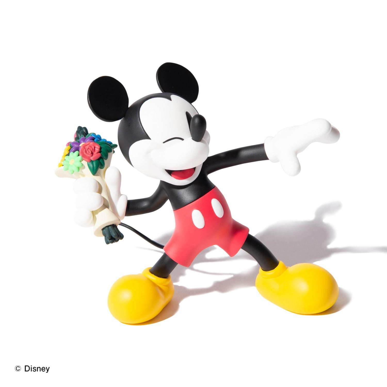 メディコム・トイ×glamb、花束を投げるミッキーマウスの限定フィギュア発売 コピー