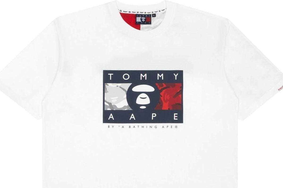 エーエイプ×トミー ジーンズ - オリジナルカモ柄のTシャツやポロシャツ、デニムジャケットなど 