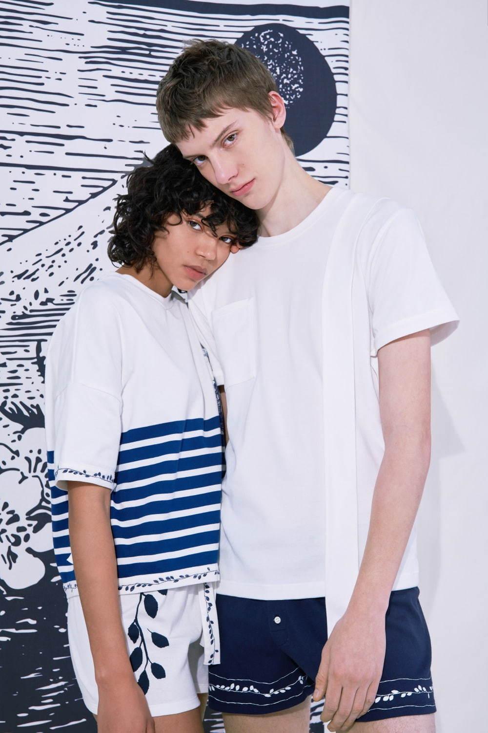 プチバトー“日本の切手”ポケット付きTシャツ&枝モチーフワンピ、気鋭デザイナーとコラボ コピー プチバトー“日本の切手”ポケット付きTシャツ&枝モチーフワンピ、気鋭デザイナーとコラボ コピー