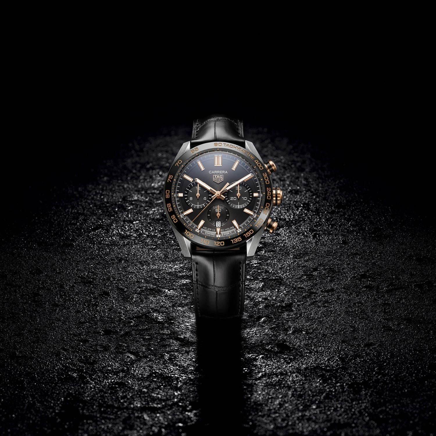 タグ・ホイヤーの腕時計「カレラ クロノグラフ」新作4モデル、“レーシング”から着想したデザイン コピー