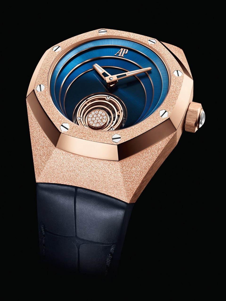 オーデマ ピゲ新作レディース腕時計、ダイヤモンド輝く“水紋”ダイヤル＆煌めくゴールドケース コピー