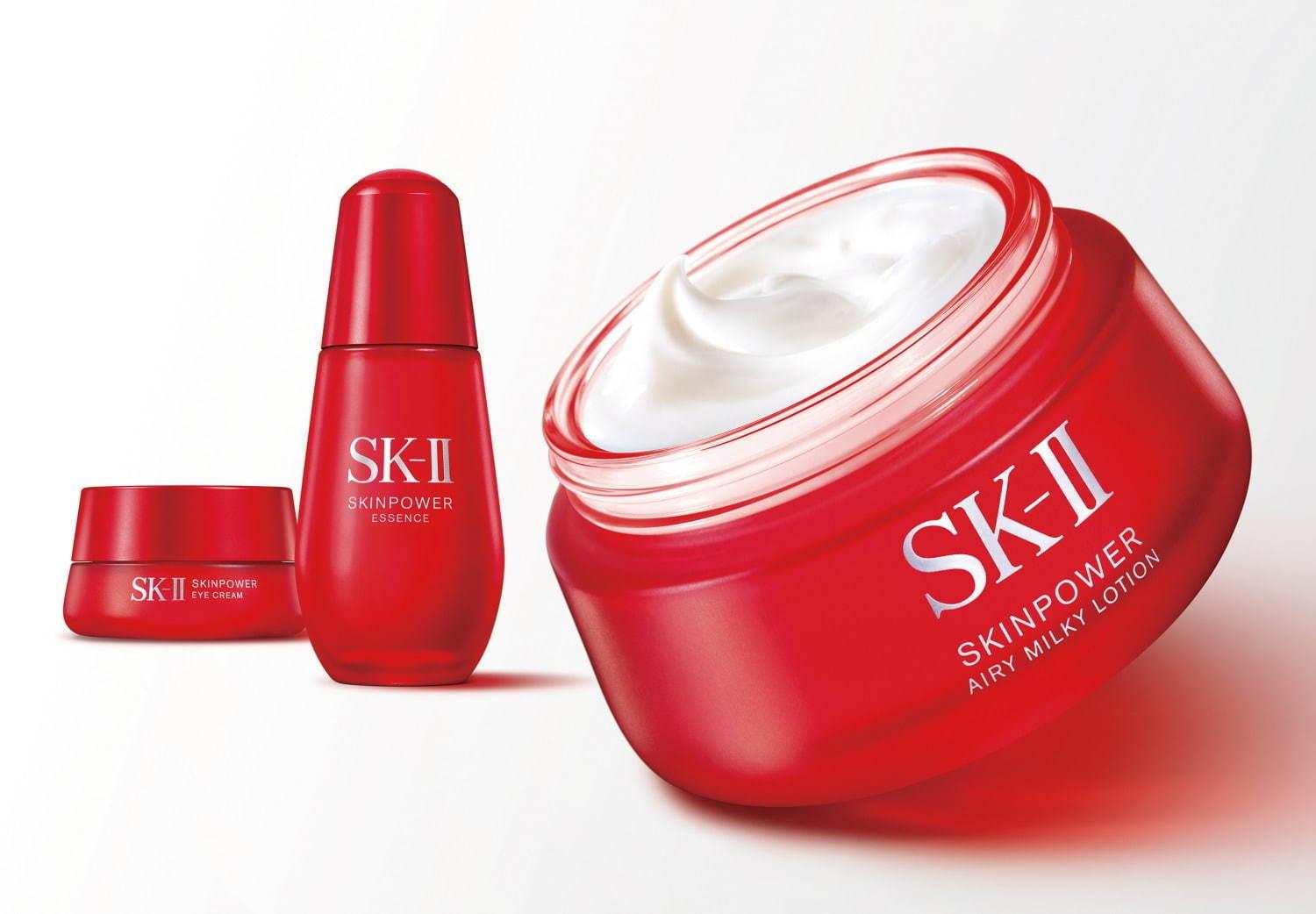 SK-IIスキンケア シリーズ「スキンパワー」誕生、新美容液やクリームで弾むような“うるツヤ肌”へ コピー