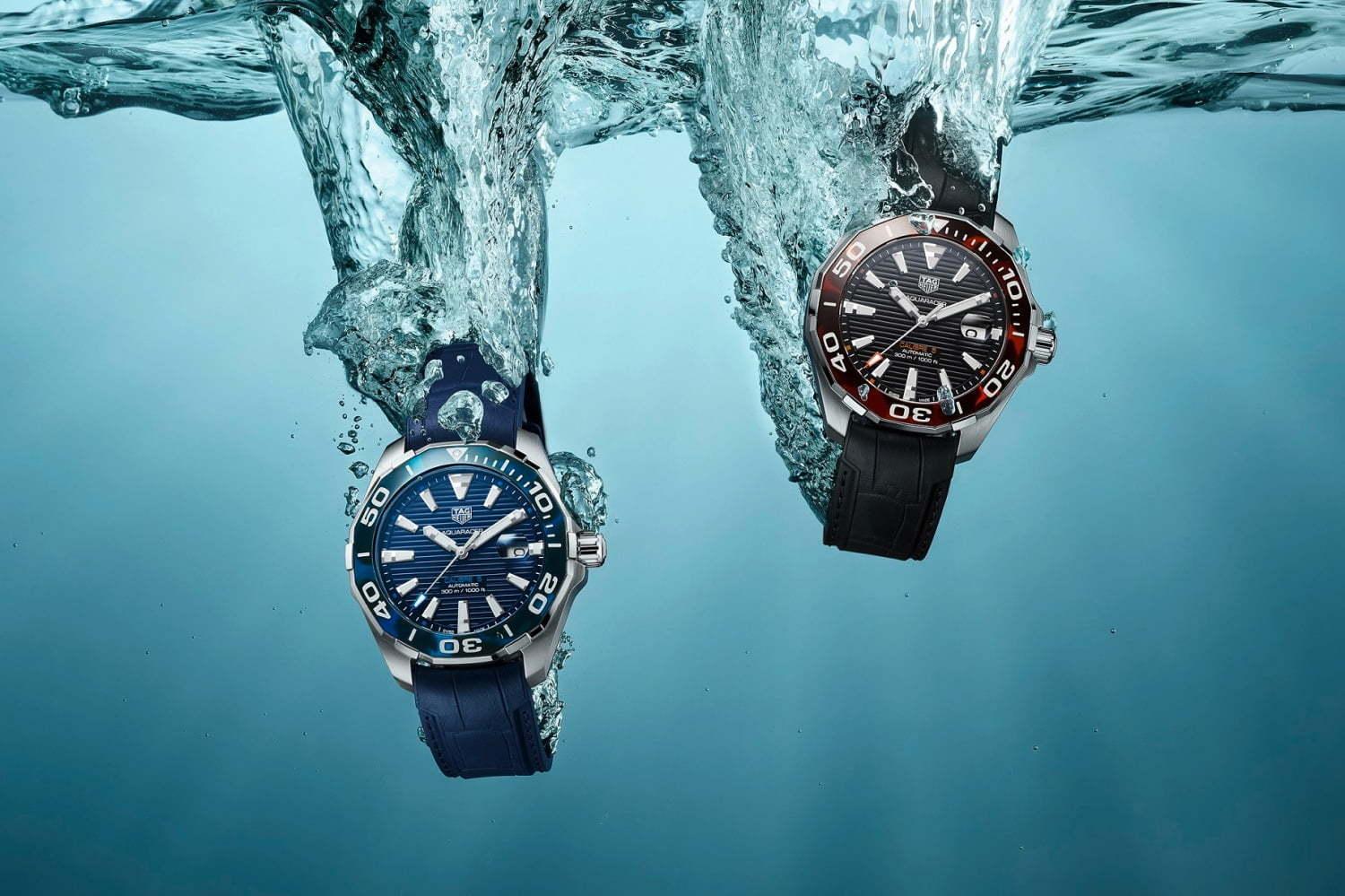 タグ・ホイヤーの人気モデル「アクアレーサー」“太陽光を受けて輝く波”に着想を得た新作腕時計 