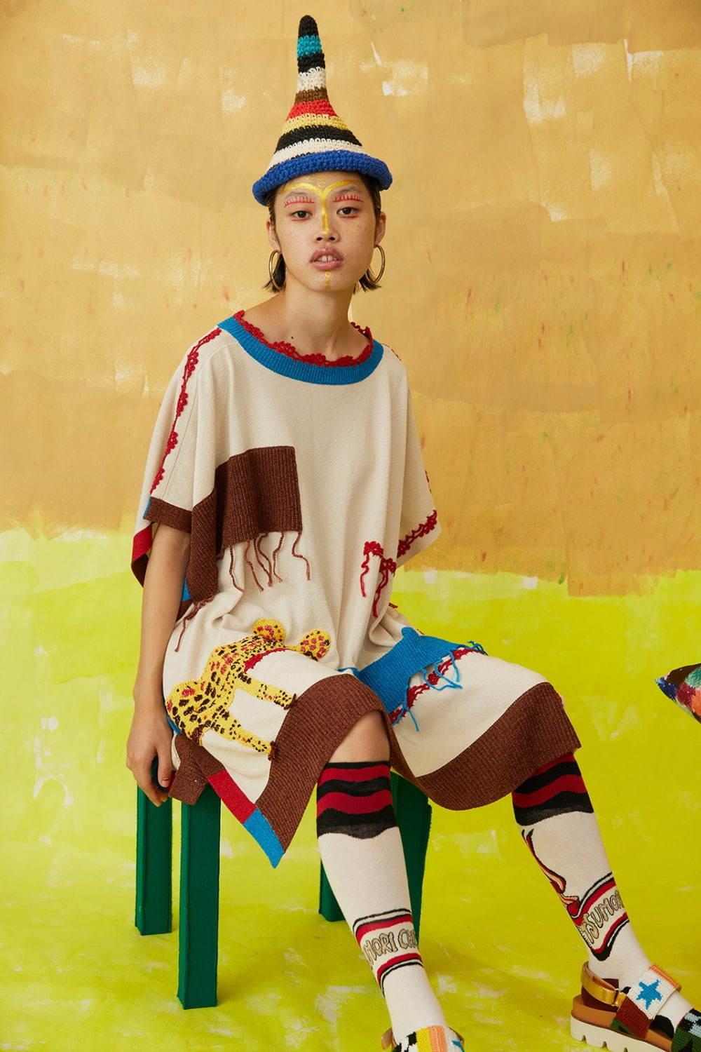 ツモリチサト 2021年春夏コレクション、洋服に広がるアフリカ・サバンナのエネルギッシュな世界 コピー ツモリチサト 2021年春夏コレクション、洋服に広がるアフリカ・サバンナのエネルギッシュな世界 コピー