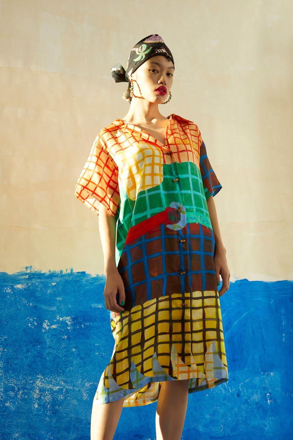 ツモリチサト 2021年春夏コレクション、洋服に広がるアフリカ・サバンナのエネルギッシュな世界 コピー ツモリチサト 2021年春夏コレクション、洋服に広がるアフリカ・サバンナのエネルギッシュな世界 コピー