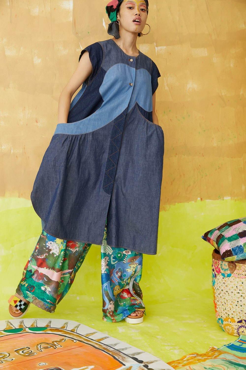 ツモリチサト 2021年春夏コレクション、洋服に広がるアフリカ・サバンナのエネルギッシュな世界 コピー ツモリチサト 2021年春夏コレクション、洋服に広がるアフリカ・サバンナのエネルギッシュな世界 コピー