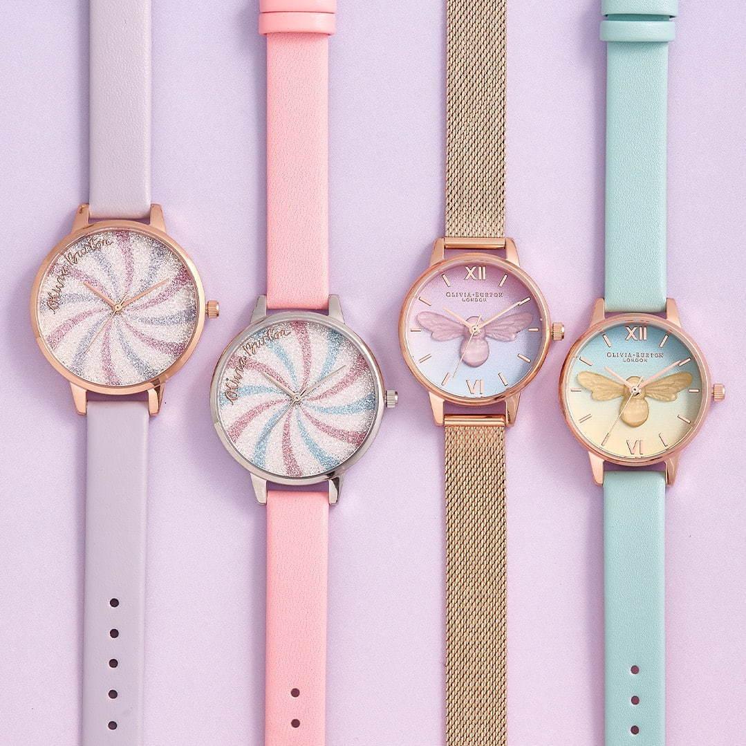 オリビア・バートンの新作腕時計、“オーロラと夜空”＆グリッターきらめくロリポップ着想ダイアル コピー