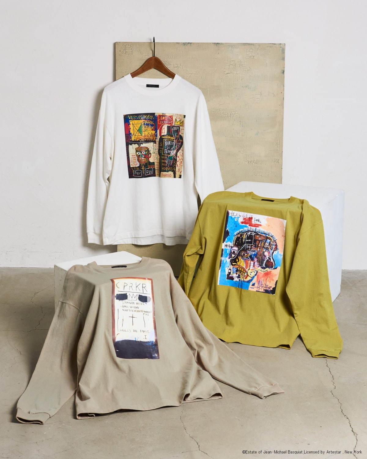 ニコアンド「バスキア」のアート作品を配したTシャツ＆トートバッグ、iPhoneケースも コピー