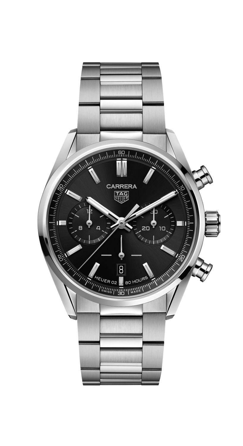 タグ・ホイヤーの腕時計「カレラ」ブラックやブルーダイヤルの新作4型、初代モデルのディテール踏襲 コピー