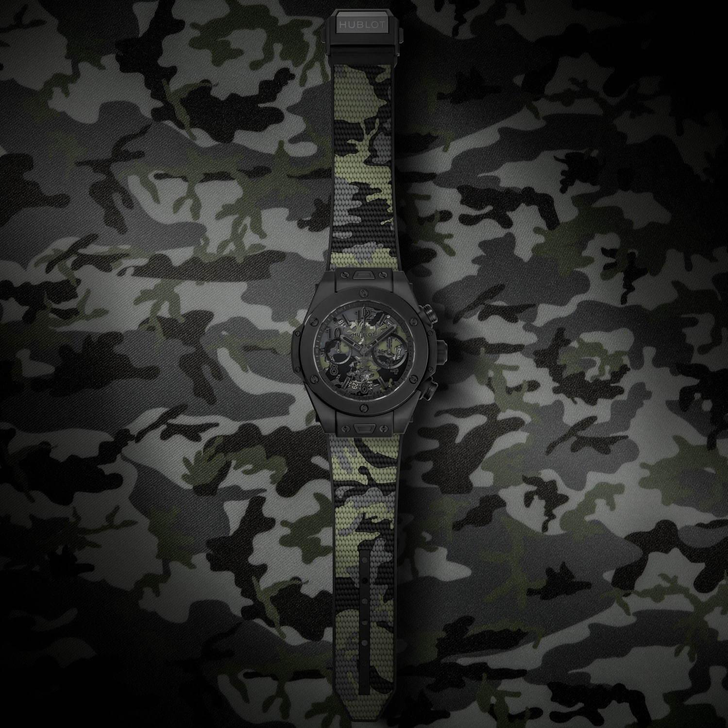 ウブロ×ヨウジヤマモト山本耀司のコラボ腕時計、“カモフラージュ”柄ダイヤル＆ラバーストラップ コピー